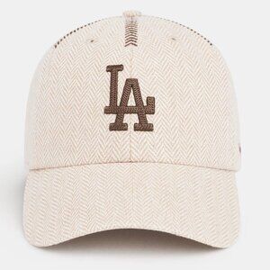 Madhappy LA Dodgers '47 Clean Up Baseball Hat Sandalwood Beige Brown OS